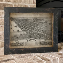 Load image into Gallery viewer, Wyandotte Michigan Vintage Shore Map (1896)