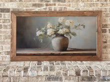 Load image into Gallery viewer, Moody Floral Wall Art - Framed Neutral Large Picture
