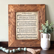 Load image into Gallery viewer, It Is Well With My Soul Hymn Sheet Music Framed Picture
