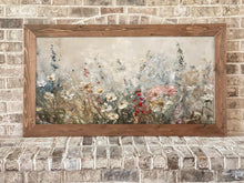 Load image into Gallery viewer, Oversized Framed Floral Wall Art - Statement Piece Decor
