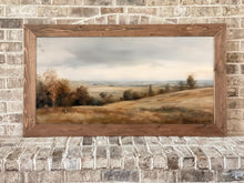 Load image into Gallery viewer, Rolling Hills &amp; Gray Sky - Oversized Farmhouse Wall Art
